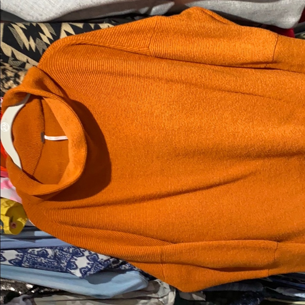 Free People Ottoman Slouchy Sweater in Rust Size M
